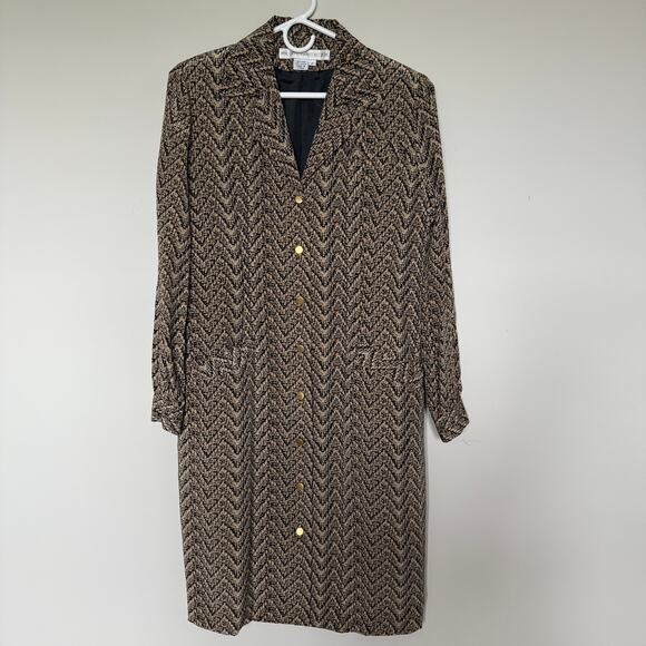 Vintage Anne Crimmins forUMI Collection 100% Silk Dress Quiet Luxury Old Money - Picture 1 of 7